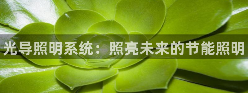 光导照明系统：照亮未来的节能照明