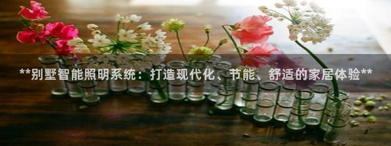 **别墅智能照明系统：打造现代化、节能、舒适的家居体验**