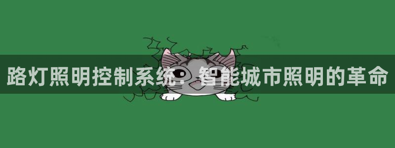 路灯照明控制系统：智能城市照明的革命