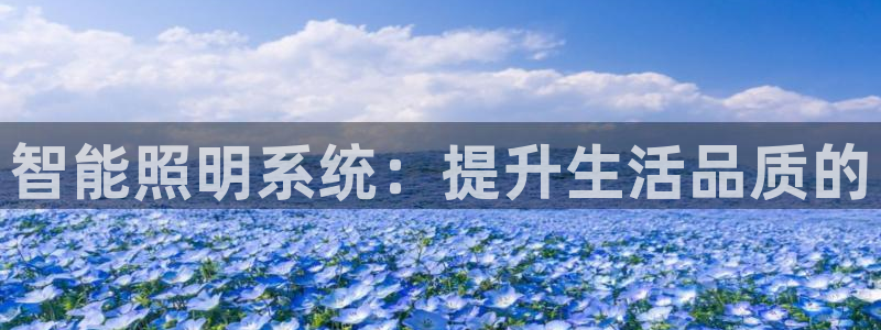 智能照明系统：提升生活品质的