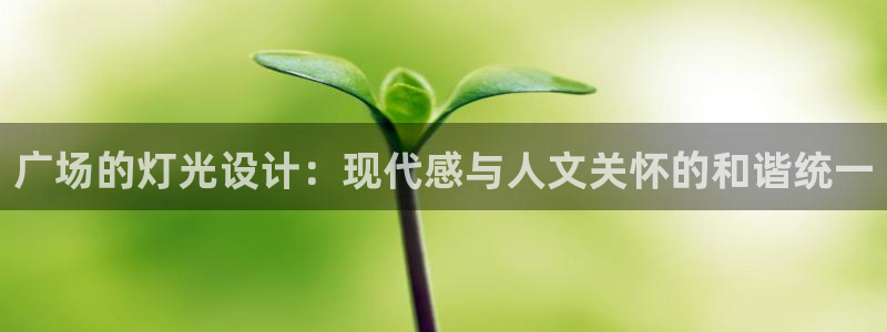 广场的灯光设计：现代感与人文关怀的和谐统一