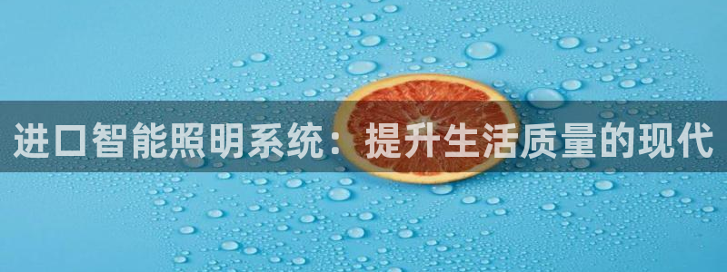 进口智能照明系统：提升生活质量的现代
