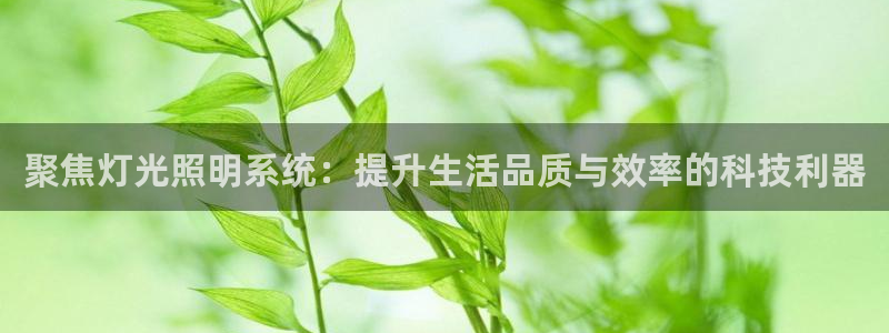 聚焦灯光照明系统：提升生活品质与效率的科技利器