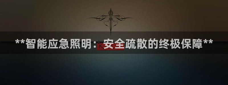 **智能应急照明：安全疏散的终极保障**