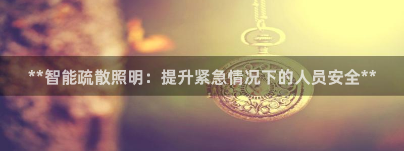 **智能疏散照明：提升紧急情况下的人员安全**