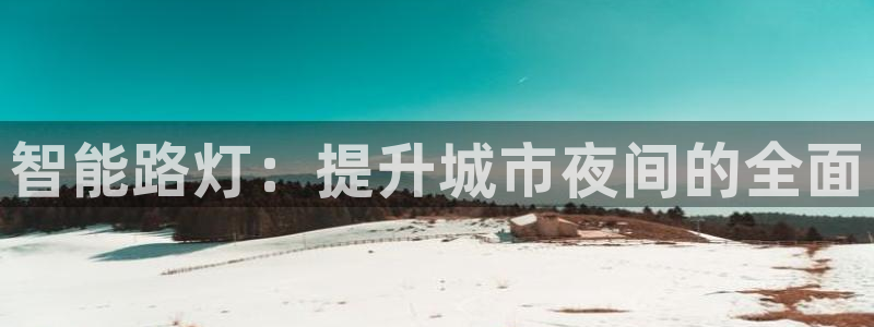 智能路灯：提升城市夜间的全面