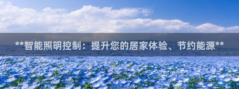 **智能照明控制：提升您的居家体验、节约能源**