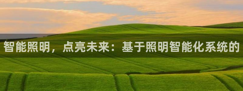 智能照明，点亮未来：基于照明智能化系统的